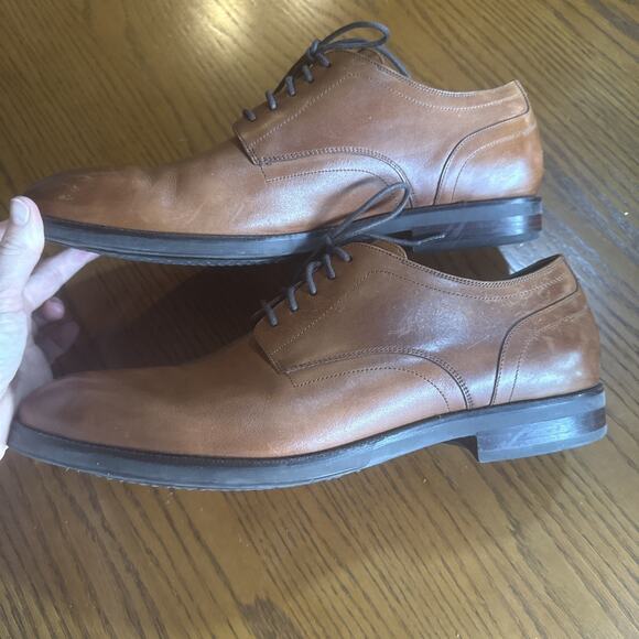 Cole Hann Grand Plain Toe Lace Brown Dress Oxfords Size 10.5 M main image 5